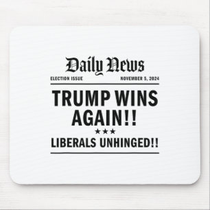 Tapis De Souris Trump remporte la victoire à la une Trump 2024 Lan