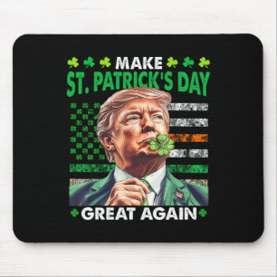 Tapis De Souris Trump rend la Saint-Patrick à nouveau géniale Drap