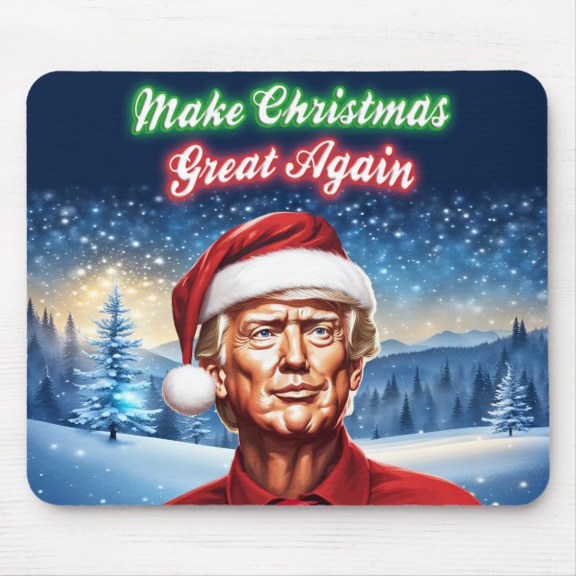 Tapis De Souris Trump - Rendre sa grandeur à Noël (Devant)