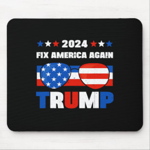 Tapis De Souris Trump Répare l'Amérique Encore Donald Trump Conser