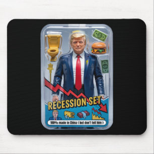 Tapis De Souris Trump Satire Survié Récession Box Set Action Fig