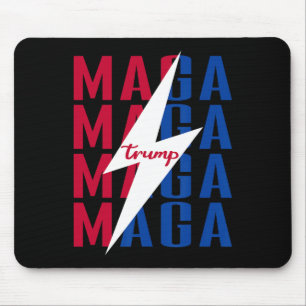 Tapis De Souris Trump Shirt drapeau style Vintage Poster Mega 2024
