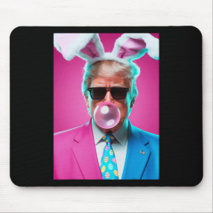 Tapis De Souris Trump soufflant du Bubble Gum Politique Républicai