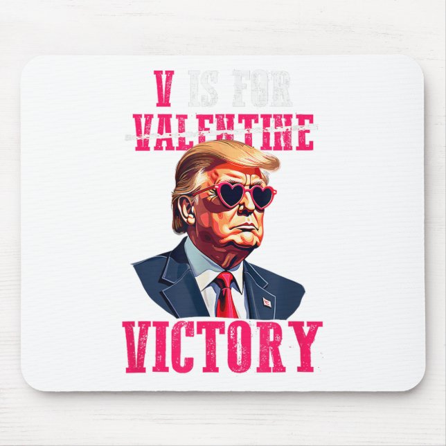 Tapis De Souris Trump Valentines Jour V : Victoire Trump (Devant)