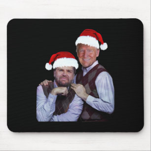 Tapis De Souris Trump Vance 2024 Brothers Père Noël Funny Trump Va