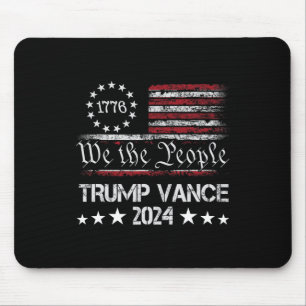 Tapis De Souris Trump Vance 2024 Président Trump Supporter Re-elec