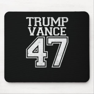Tapis De Souris Trump Vance 47ème président Vintage numéro