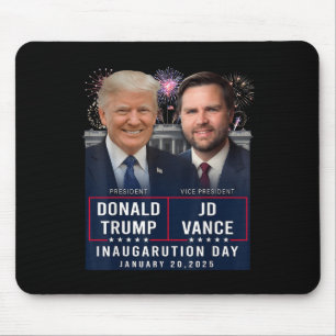 Tapis De Souris Trump Vance Inauguration Day 2025 Donald Trump Jd