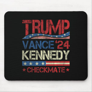 Tapis De Souris Trump Vance Kennedy Échec et mat Élection Républic