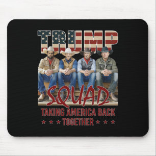 Tapis De Souris Trump Vance Kennedy Elon Squad Reprend l'Amérique