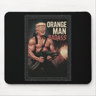 Tapis De Souris Trump Vintage 80s Action Hero - Funny Novelty Shir