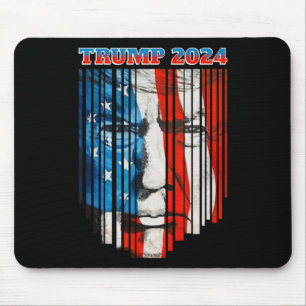 Tapis De Souris Trump Vintage Donald Trump Le 4 Juil Sur Le Drapea