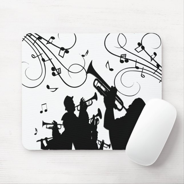 Tapis De Souris Trumpet Section Jazz (Avec souris)