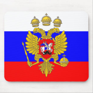 Tapis De Souris Tsar de Muscovia, drapeau de la Russie