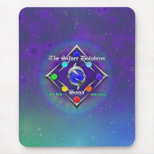 Tapis De Souris TSDS: Of life and Love Logo Blue and Green   (Devant)