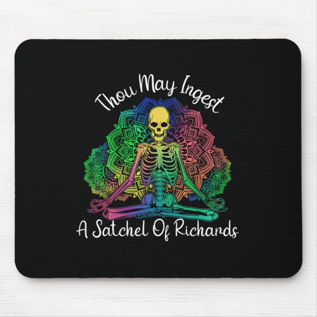 Tapis De Souris Tu peux ingérer un cartable de Richards  (Devant)