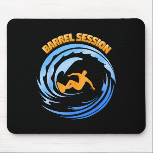 Tapis De Souris Tubage de vague Rrel Surfing Côte ouest Socal Norc