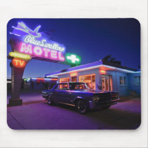 Tapis De Souris Tucumcari, Nouveau Mexique, Etats-Unis. Itinéraire