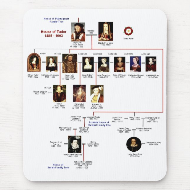 Tapis De Souris Tudors Mousepad (Devant)