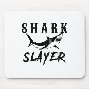 Tapis De Souris Tueur de requins pêche de requin et pêcheurs en ea