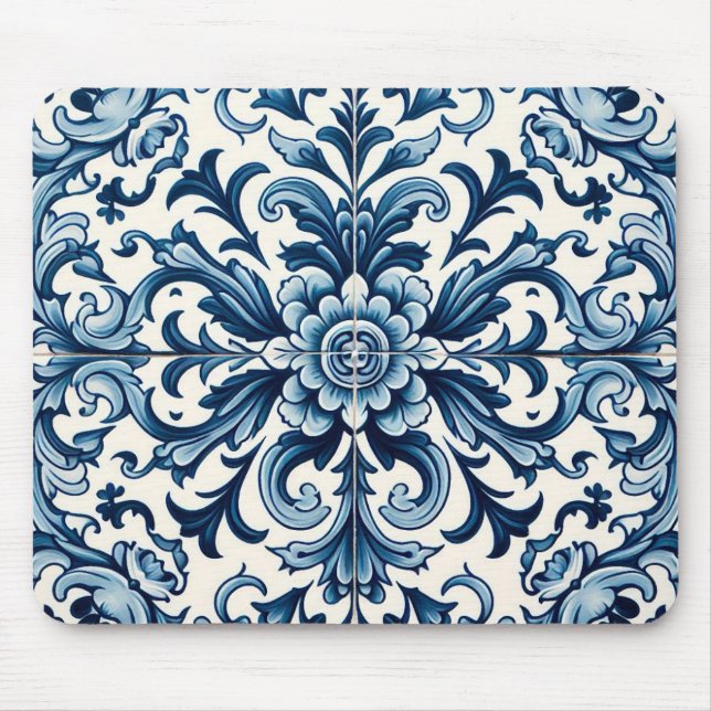 Tapis De Souris Tuile portugaise (Devant)