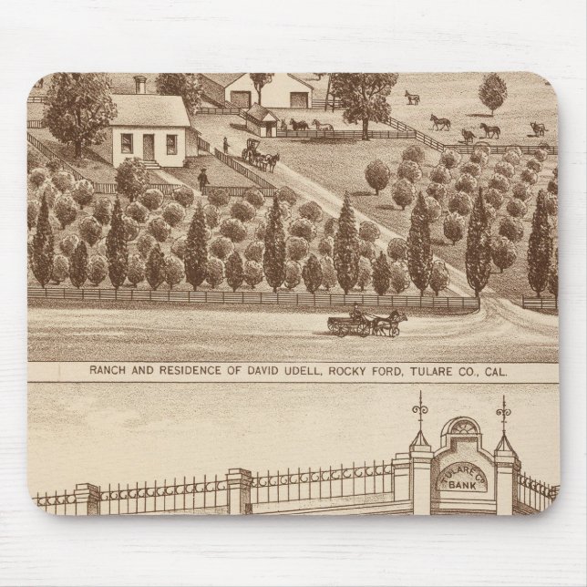 Tapis De Souris Tulare County Bank (Devant)
