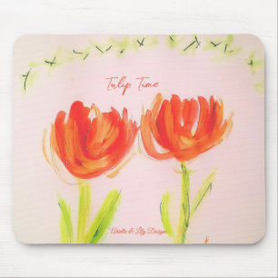 Tapis De Souris Tulip Mouse pad par Ariella & Lily, Zazzle