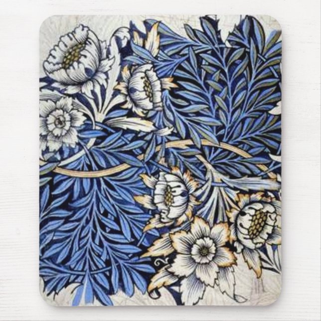 Tapis De Souris "Tulipe et saule" par William Morris (Devant)
