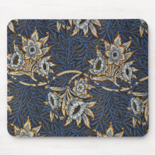 Tapis De Souris Tulipe Saules Motif Bleu Floral de William Morris