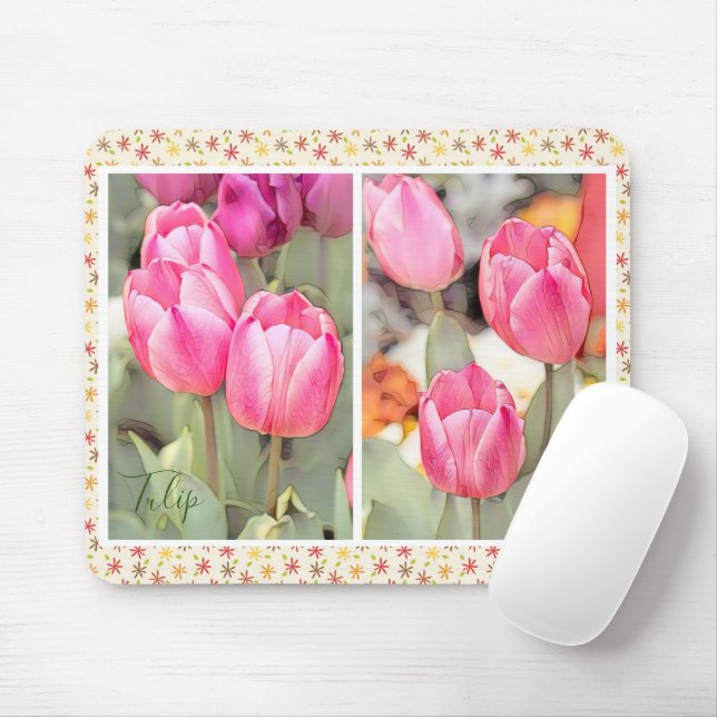 Tapis De Souris Tulipe [Tapis de souris] (Avec souris)
