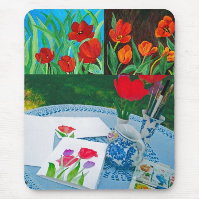 Tapis De Souris tulipes (Devant)