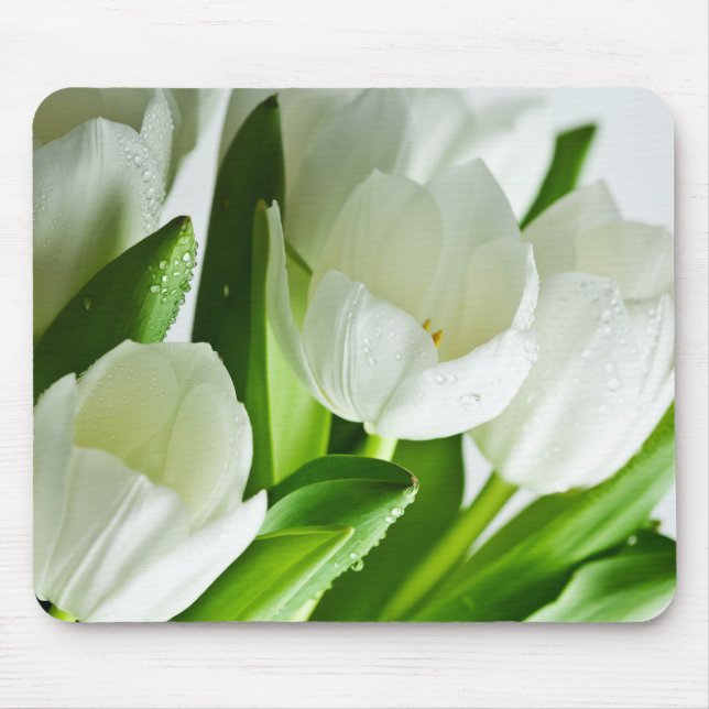 Tapis De Souris Tulipes blanches (Devant)