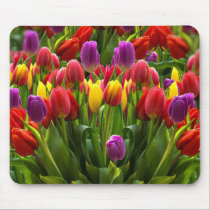 Tapis De Souris Tulipes lumineuses