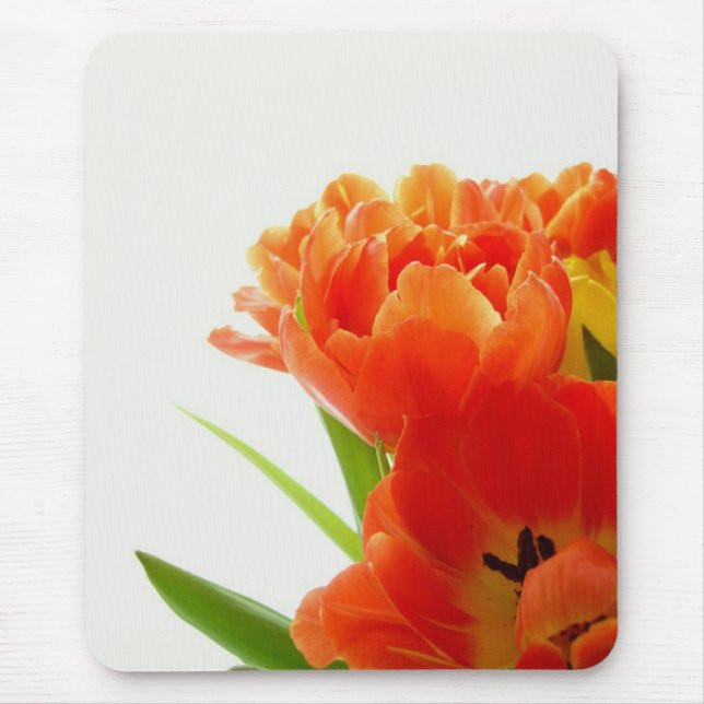 Tapis de souris Tulipes Orange (Devant)