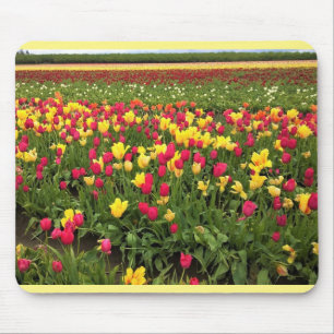 Tapis De Souris Tulips de Pink & Yellow, Oregon
