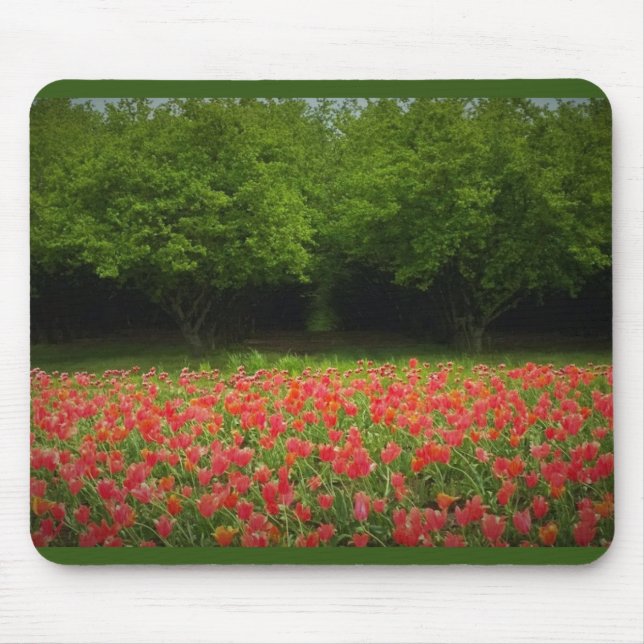 Tapis De Souris Tulips et Trees (Devant)