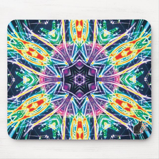 Tapis De Souris Tulips Kaleidoscope (Devant)