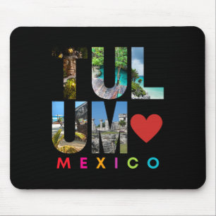 Tapis De Souris Tulum Mexico 2022 Vacation Beach Matching Family G