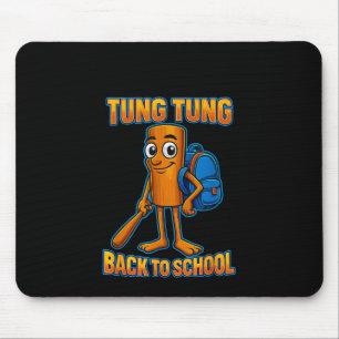 Tapis De Souris Tung Tung de mème pour enfants Sahur Brainrot ital
