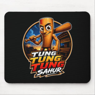 Tapis De Souris Tung Tung Tung Sahur Meme Cadeaux de Brainrot ital
