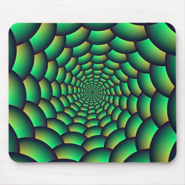 Tapis De Souris Tunnel de l'espion de Green Ball (Devant)