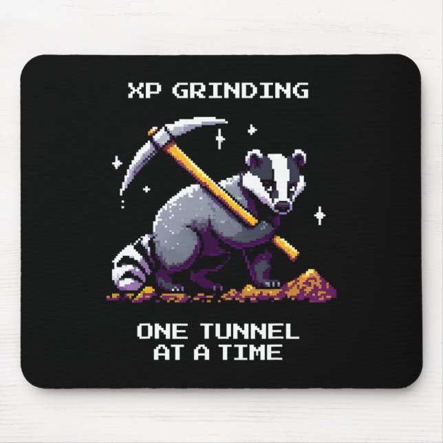 Tapis De Souris Tunnel Dger Style Pixel Gamer  (Devant)