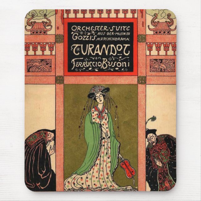 Tapis De Souris Turandot, un opéra de Puccini (Devant)