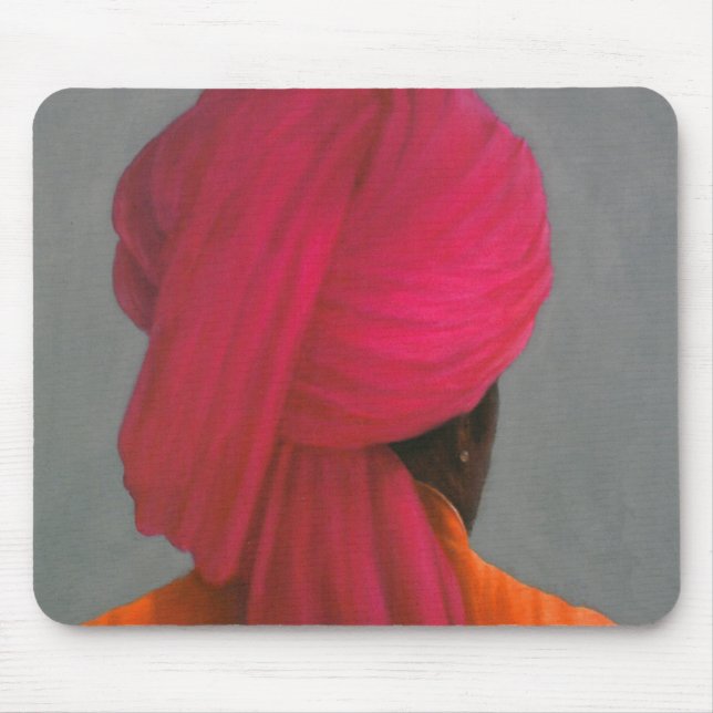 Tapis De Souris Turban rose (Devant)