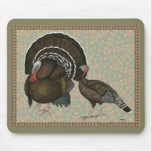 Tapis De Souris Turkeys Standard Bronze Portrait