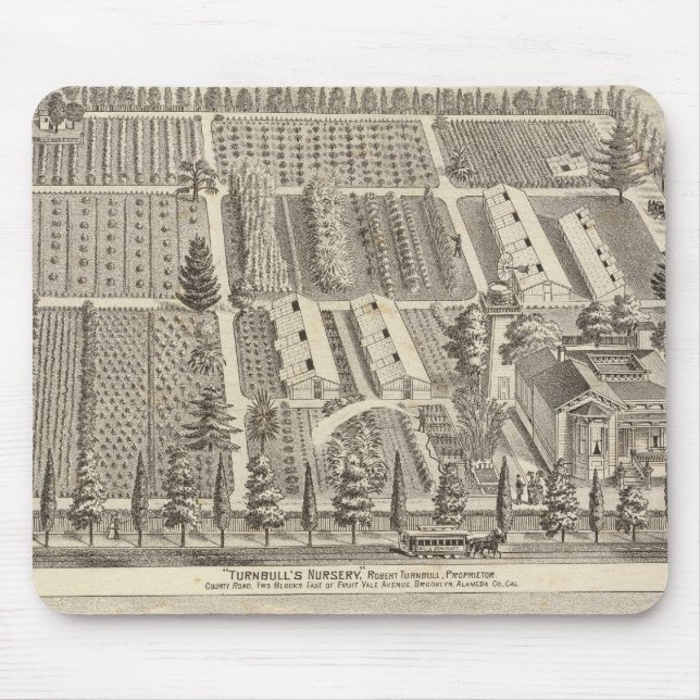 Tapis De Souris Turnbull's Nursery, Fitch res (Devant)