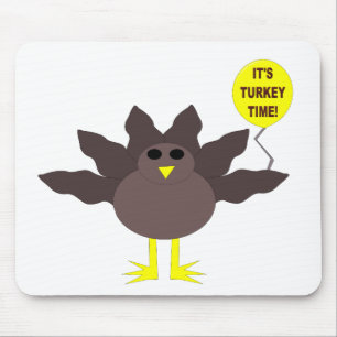 Tapis De Souris Turquie Heure Thanksgiving Mousepad
