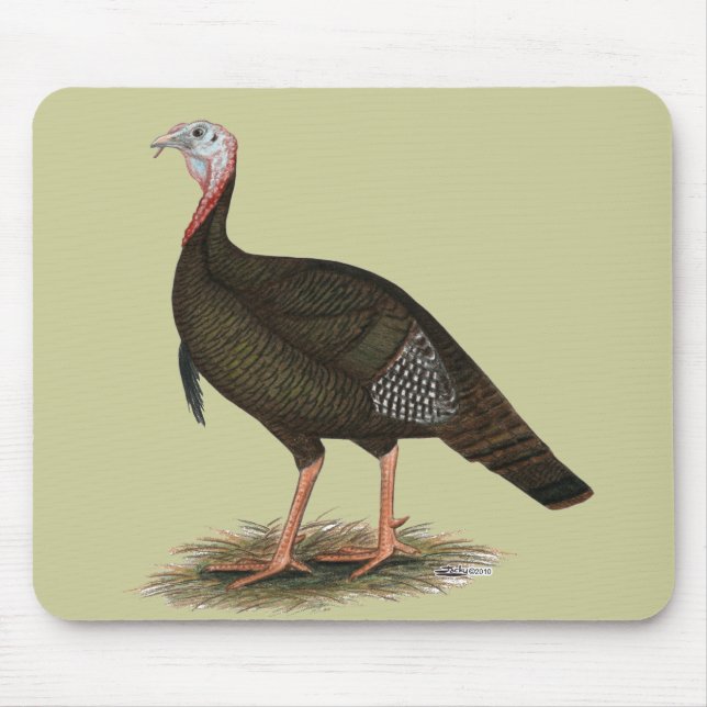Tapis De Souris Turquie : Tom sauvage de l'Est (Devant)