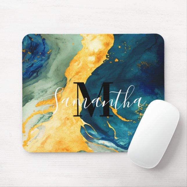 Tapis De Souris Turquoise (Avec souris)