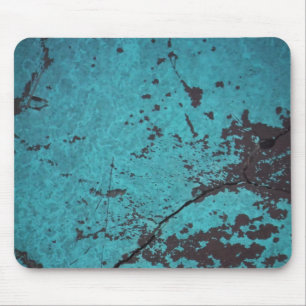 Tapis De Souris Turquoise bleu rouillé